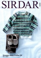 Knitting Pattern - Sirdar 5292 - Snuggly Baby Crofter DK - Round Neck Sweater
